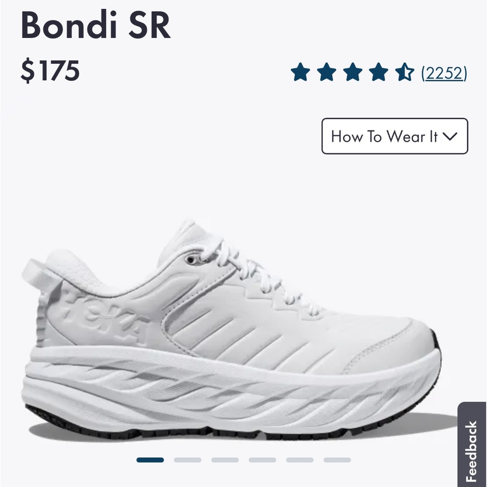 Hoka bondi SR size 7